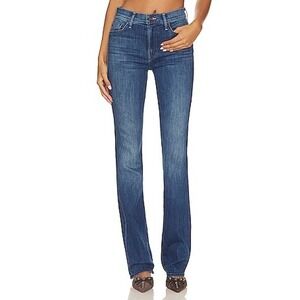 MOTHER The Insider Heel Jeans One Trick Pony Blue Bootcut Size 27